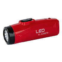 Фонарик на аккумуляторе LED SL-SD8670 красный