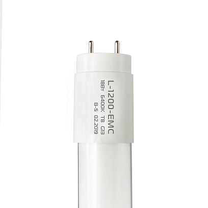 Лампа светодиодная трубчатая ЕВРОСВЕТ 18Вт 6400K L-1200- EMC (с ЗАЩИТОЙ) T8 G13 - фото 3