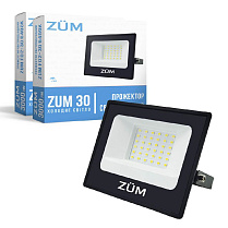 Набор прожектор светодиодный ZUM F02-30 6400K 2шт