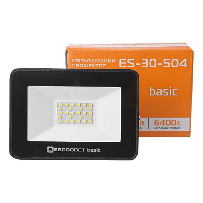 Прожектор светодиодный ES-30-504 BASIC 1650Лм 6400К - фото 3