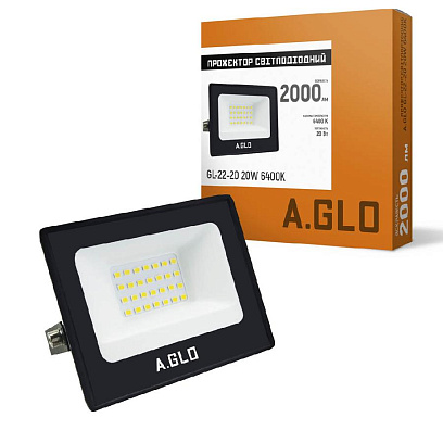 Прожектор светодиодный A.GLO GL-22-20 20W 6400K - фото 1