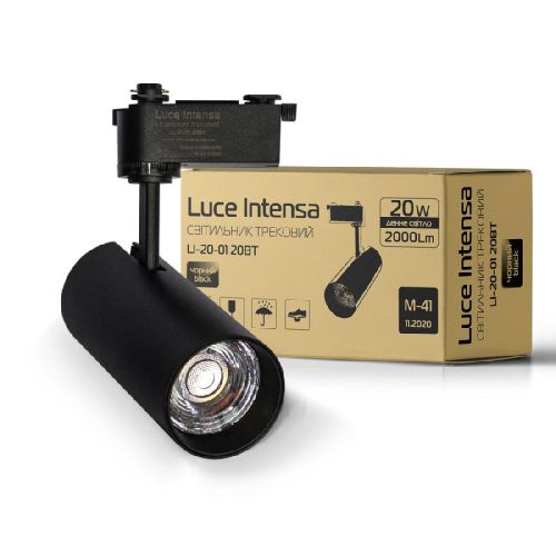 Светильник трековый Luce Intensa LI-20-01 20Вт 4200К черный - фото 1