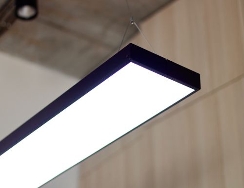 Cветильник светодиодный Sign-48 подвесной линейный на тросах 48Вт 4200К черный - фото 5