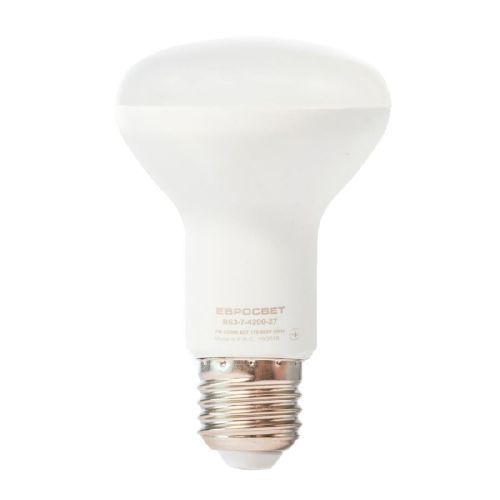 Лампа светодиодная ЕВРОСВЕТ 7Вт 4200К R63-7-4200-27 E27 - фото 1