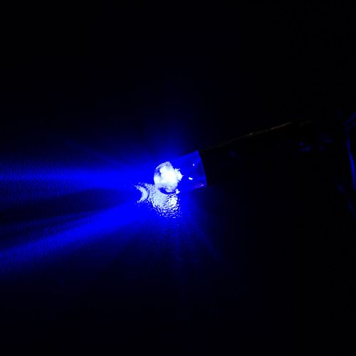 Гирлянда уличная STARLIGHT линейная синий 100LED IP44 черный 5м - фото 3