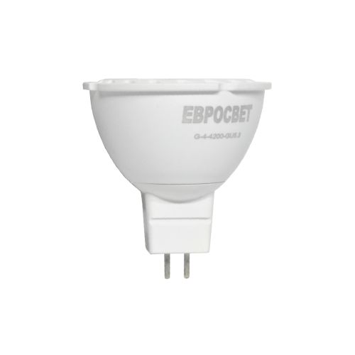 Лампа светодиодная ЕВРОСВЕТ 4Вт 4200К G-4-4200-GU5.3 - фото 3