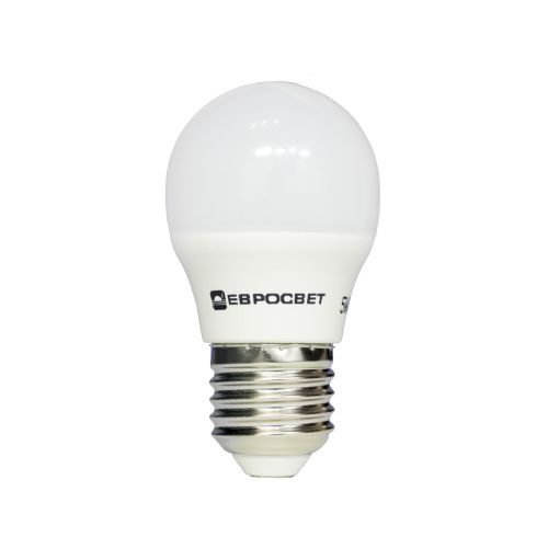 Лампа светодиодная ЕВРОСВЕТ 5Вт 4200К Р-5-4200-27 E27 - фото 5