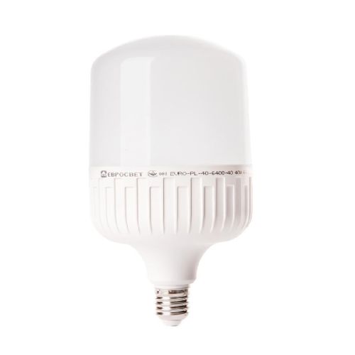 Лампа светодиодная высокомощная ЕВРОСВЕТ 40Вт 6400К EVRO-PL-40-6400-40 Е40 - фото 4