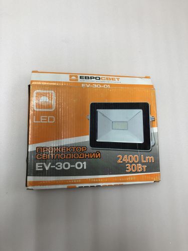 Прожектор светодиодный EVRO LIGHT 30Вт 6400K EV-30-01 2400Лм SMD НМ - фото 2