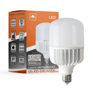 Лампа светодиодная высокомощная ЕВРОСВЕТ 100Вт 4200К (VIS-100-E40) 