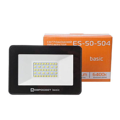 Прожектор светодиодный ES-50-504 BASIC 2750Лм 6400К - фото 3