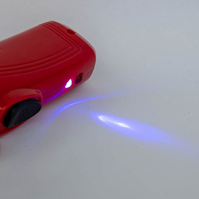 Фонарик на аккумуляторе LED SL-SD8670 красный - фото 3