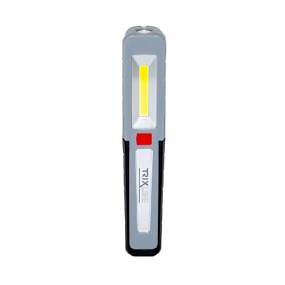 Фонарик ручной LED TR 340 3W серый на батарейках - фото 1