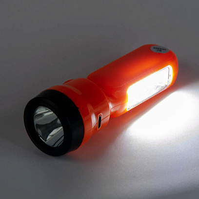 Фонарик на аккумуляторе LED YG8672A оранжевый - фото 5