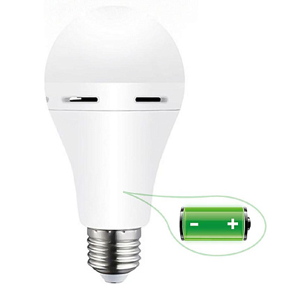 Фонарик-лампа на аккумуляторе Е27 LED SL-EBL-802 АС7W DC3W 6400К - фото 1