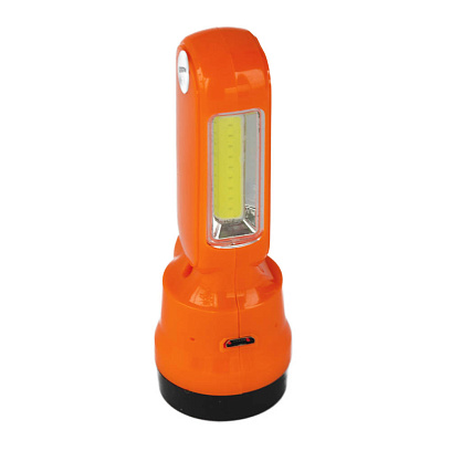 Фонарик на аккумуляторе LED YG8672A оранжевый - фото 3