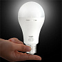 Фонарик-лампа на аккумуляторе Е27 LED CT-4229 АС7W DC3W 6400K - фото 2