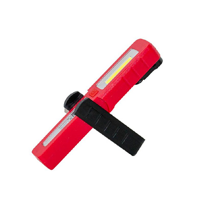 Фонарик ручной LED TR 340 3W красный на батарейках - фото 1