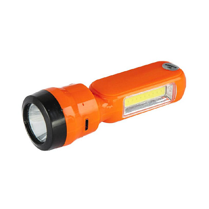 Фонарик на аккумуляторе LED YG8672A оранжевый - фото 1