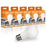 Набор LED лампа Evro Lights 10Вт 4200К A-10-4200-27 Е27 5шт - фото 1