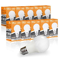 Набор LED лампа Evro Lights 10Вт 4200К A-10-4200-27 Е27 10шт
