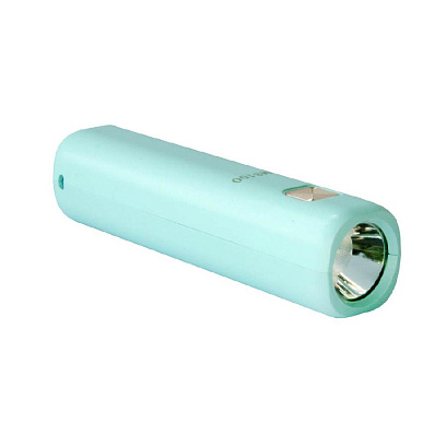 Фонарик на аккумуляторе LED PM8100 голубой - фото 1