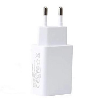 Сетевое зарядное устройство USB 5V/2.1А White (Ridy-10)
