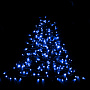 Гирлянда уличная STARLIGHT линейная синий 100LED IP44 черный 5м - фото 2
