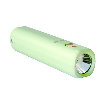 Фонарик на аккумуляторе LED PM8100 зеленый - фото 1