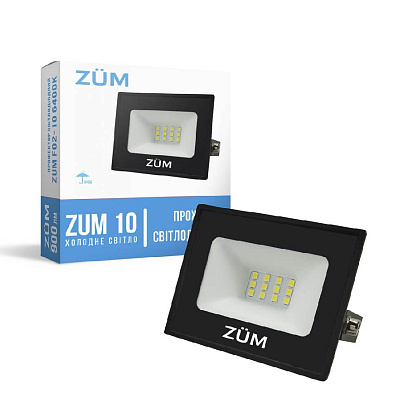 Прожектор светодиодный ZUM F02-10 6400K - фото 1
