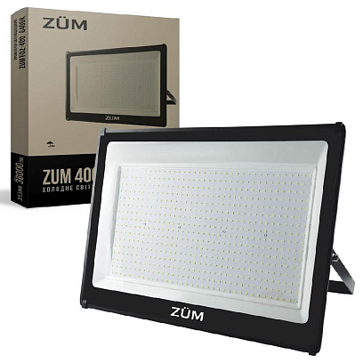 Прожектор светодиодный ZUM F02-400 6400K - фото 1